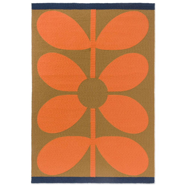 Teppich Giant Sixties Stem Tomato In Outdoor Orla Kiely Etoffe