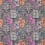 Tela Naranjary Matthew Williamson Black/Fuchsia/Orange F7122-01