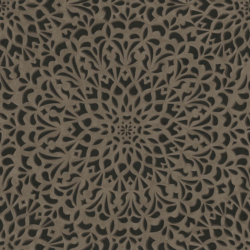 Medina Titanium Wallpaper - Titanium - By Harlequin - 110628