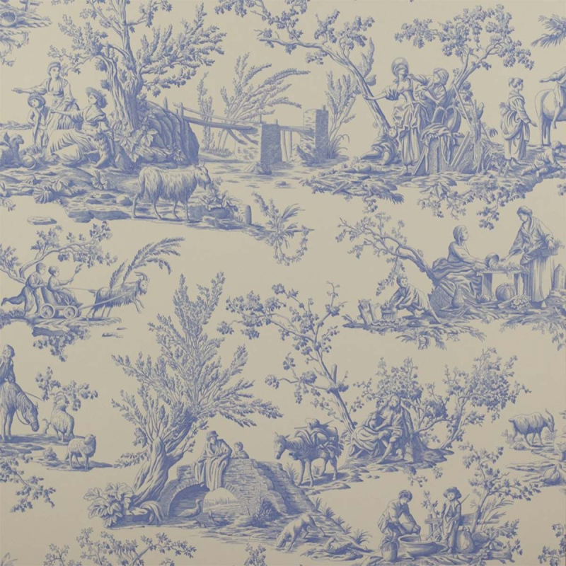 Toile de Jouy Wallpaper