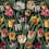 Papeles pintados panorámico Tulipa Mindthegap Green/Yellow/Red WP20178