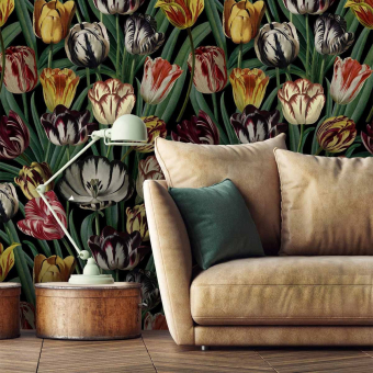 Papeles pintados panorámico Tulipa