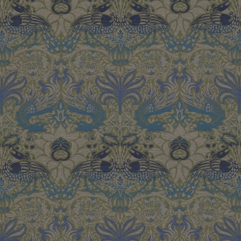 Peacock & Dragon Fabric