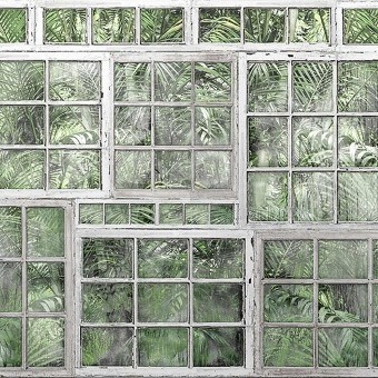 Papeles pintados panorámico Perspective Jardin