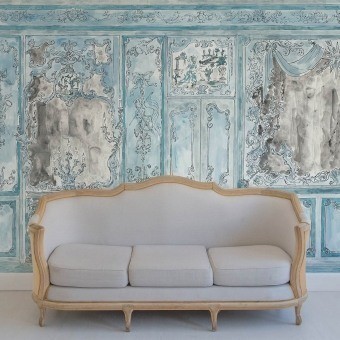 Papeles pintados panorámico Suite Royale azule