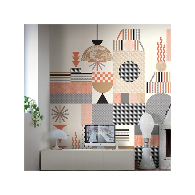Buy Habitat Wallpaper Leaf Stripe Green Bedding Set - Double | Duvet cover  sets | Argos