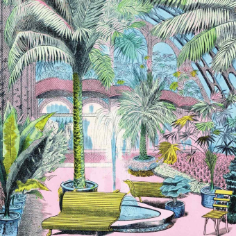Papeles pintados panorámico Jardin d'Hiver
