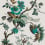 Papeles pintados panorámico Fleurs de Fantaisie Le Grand Siècle Cyan fleurs-fantaisie-cyan 120x250cm