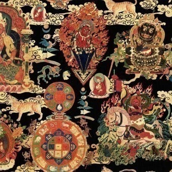 Papeles pintados panorámico Tibetan Tapestry