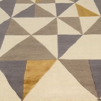 Alfombras Diamantina Yellow Grey par Gio Ponti