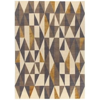 Alfombras Diamantina Yellow Grey par Gio Ponti