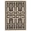 Alfombras Labirinto par Gio Ponti AMINI Black 20280