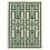 Alfombras Labirinto par Gio Ponti AMINI Green 20289