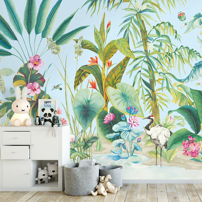 PAPEL PINTADO TROPICAL MARIAN - Papel pintado contemporáneo