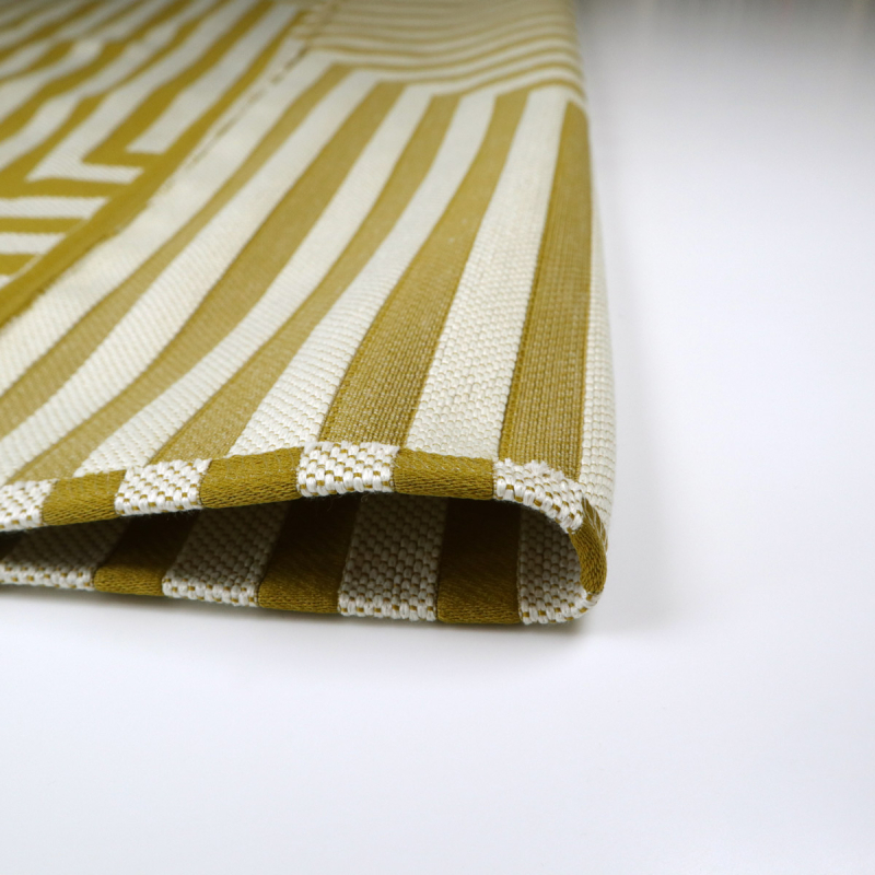 Linens Of Distinction Dish Towel Pink, Gray And Yellow Stripes