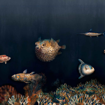 Papeles pintados panorámico Deep Ocean
