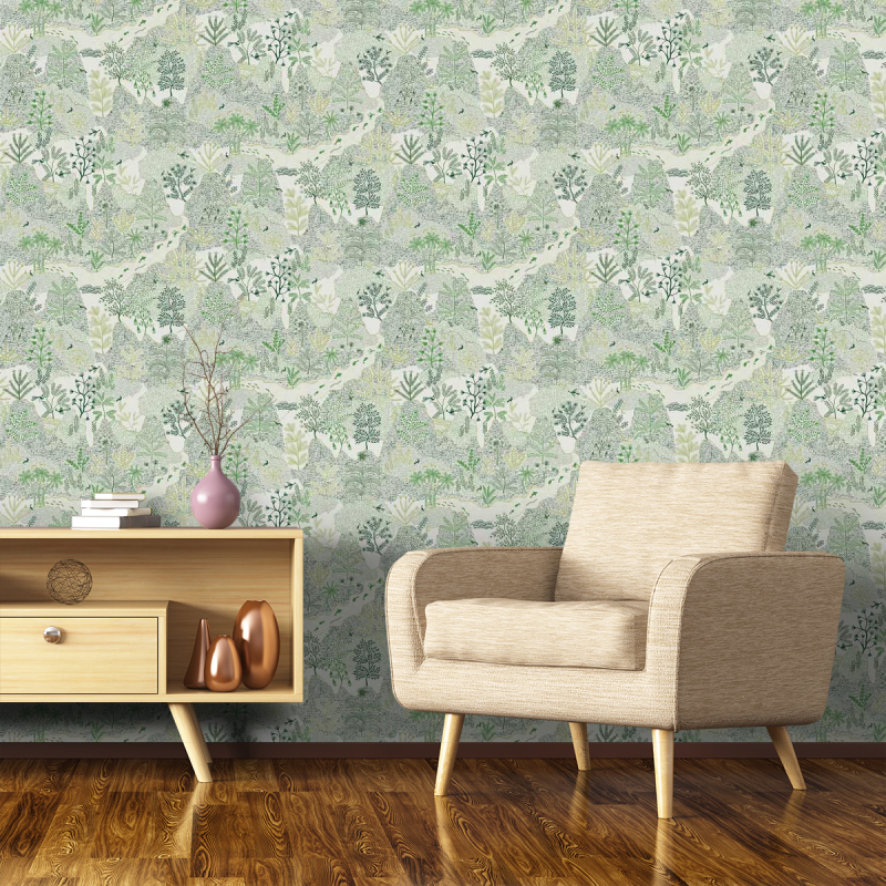 Anaglypta Deco Paradiso Wallpaper - White | Rockett St George