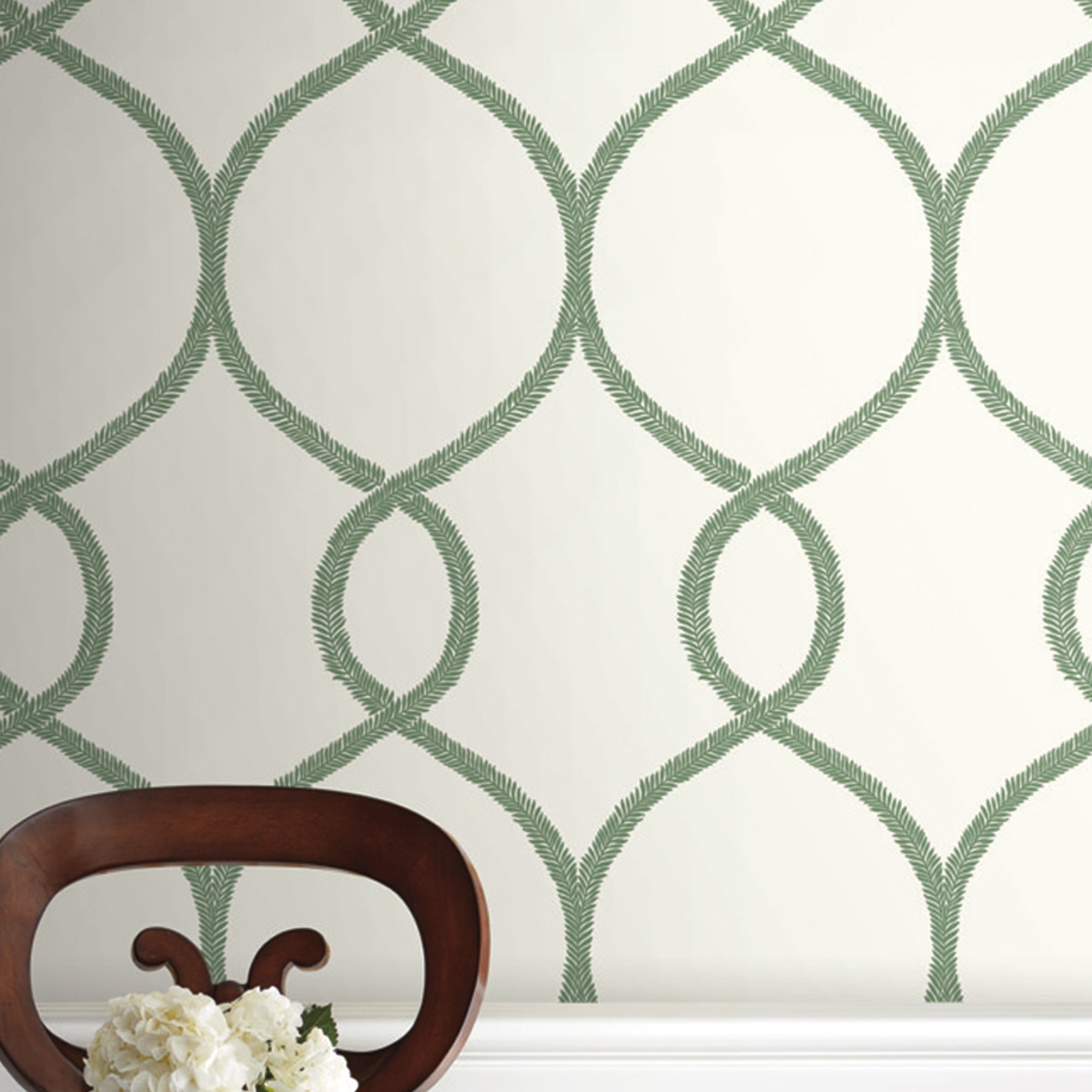 Norwall IM36409 in Register Laurel Leaf Prepasted Wallpaper, Multi-Colored  - Amazon.com