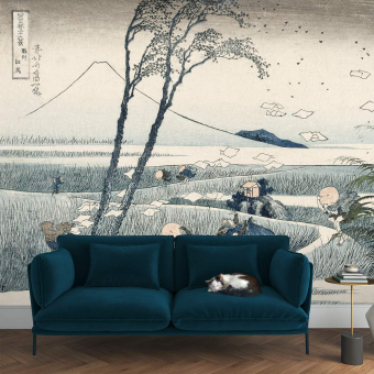 Papier peint panoramique Ejiri dans la province de Suruga