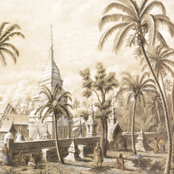 Panoramatapete Vue du monument de Peunom