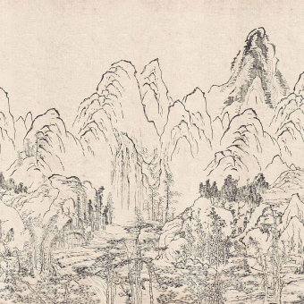 Papier peint panoramique Zen