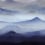 Papier peint panoramique Mountain Blue Jannelli & Volpi Silver 6771