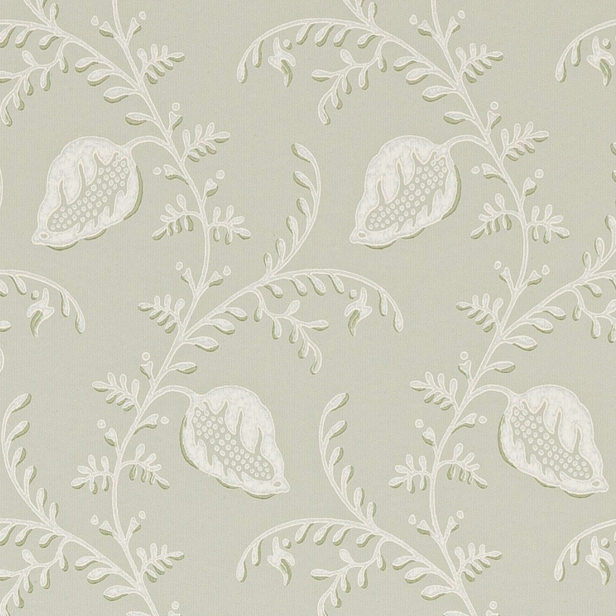 Colefax and Fowler Wallpaper, Woodfern - Aqua - 5 Rolls | Chairish