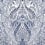 Papeles pintados panorámico Jaipur Paisley Damask York Wallcoverings Indigo White DM4912M