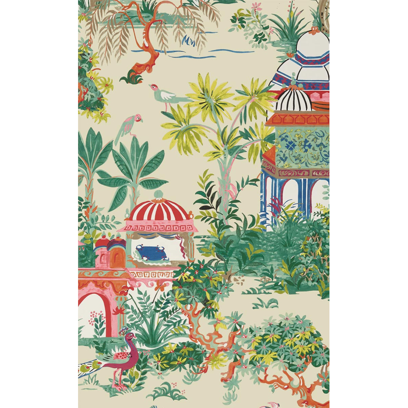 THIBAUT ANTILLES TOILE FABRIC BY THE YARD - French Country