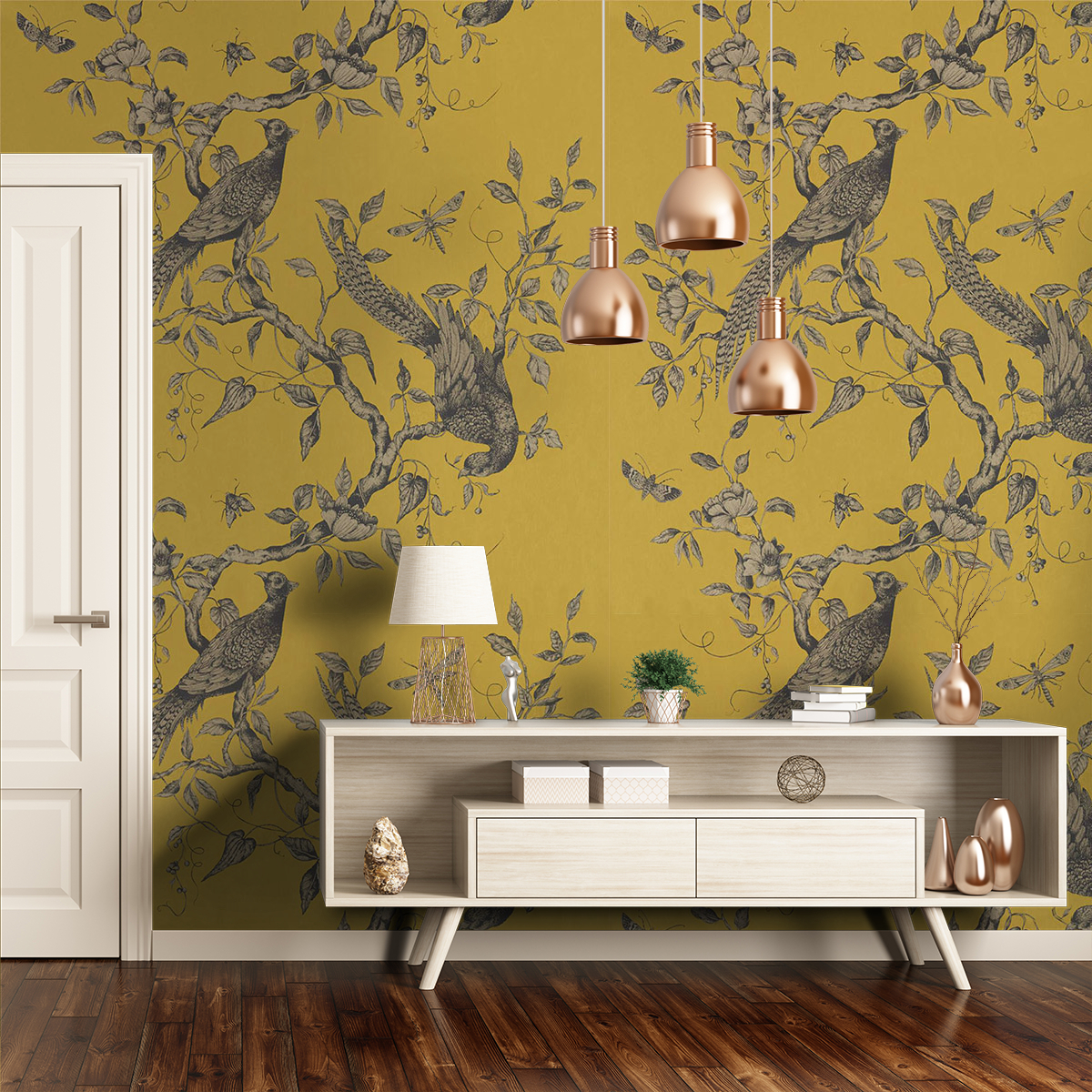 Ebru II Snow Wallpaper | Zoffany by Sanderson Design