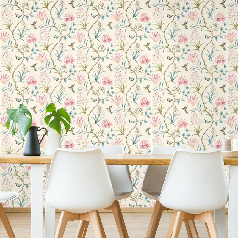 Harlequin Kimiko Majorelle/Clementine Wallpaper | DecoratorsBest