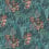 Papel pintado Green Wall Osborne and Little Blue W7687-01