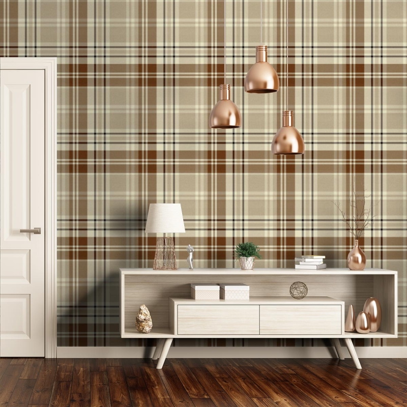 Chesterfield Plaid Wallpaper - Mindthegap