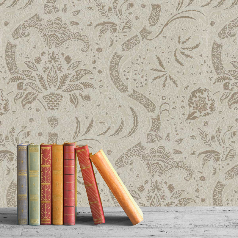 Walls Republic Grey and Taupe Beaded Geometric Stripe Print Non-Woven Paper  Paste the Wall Textured Wallpaper 57 sq. ft. R8439 - The Home Depot