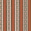 Tela Chain Stripe Rubelli Burnt Orange 30503-3