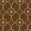 Tela Quatrefoil Rubelli Brown 30510-1