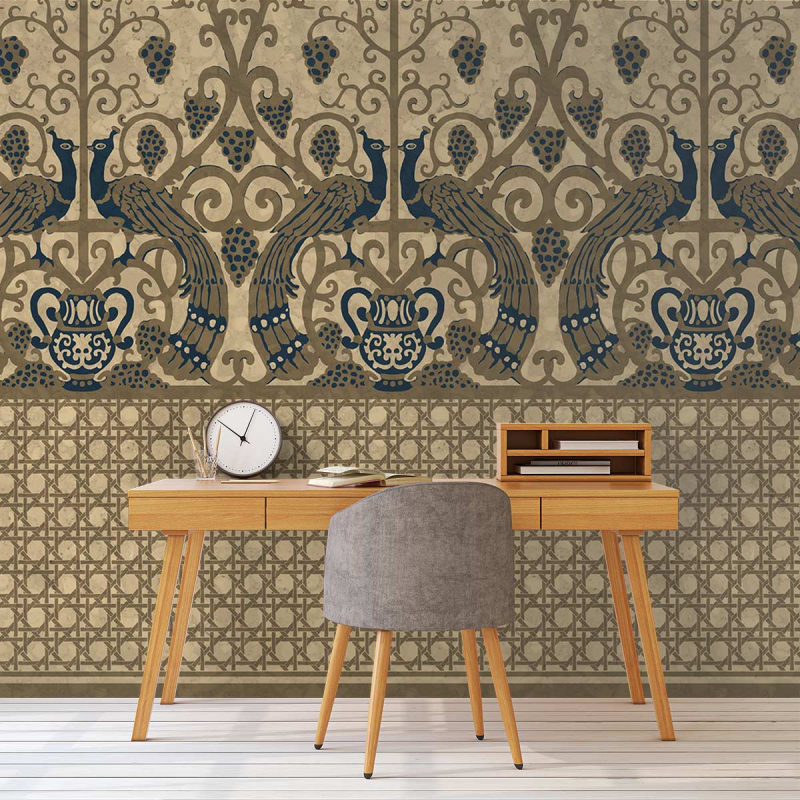 Dark Blue Wallpapers for Kids Room Living Room Wallpaper Bedroom Dark Decor Boudoir  Wallpapers Removable 3d Wallpapers Dark Flowers Decor - Etsy