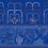 Papeles pintados panorámico Fresque Olympe Maison Martin Morel Blue MMM-103-FOB