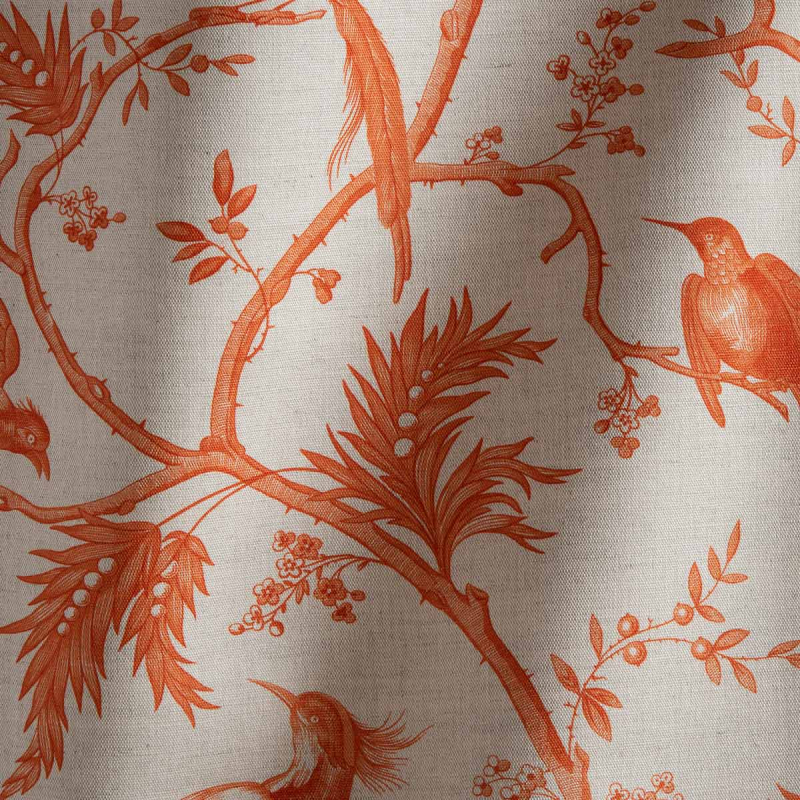 French Toile de Jouy and Drapery Fabric (108-in wide)