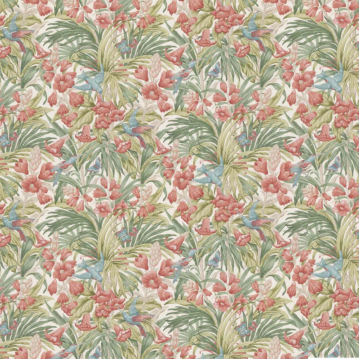 Trumpet Flowers Cotton Fabric - GP & J Baker