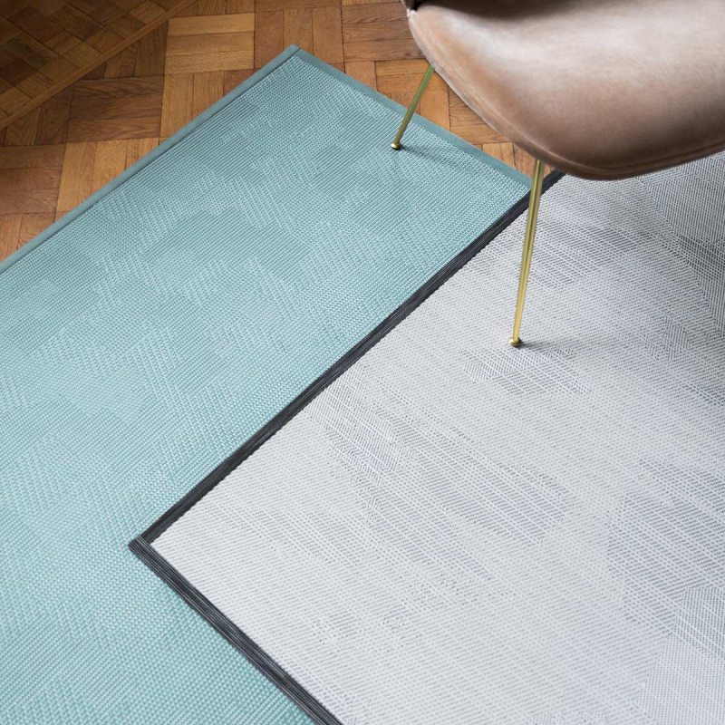 Sage Sashiko in-outdoor Rug by Patricia Urquiola - Bolon