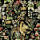 Papeles pintados panorámico Floral Tapestry Mindthegap Black/Green/Yellow/Red WP20057