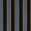 Papel pintado Regency Stripe Osborne and Little Noir W7780-06