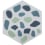 Zementfliese Grit Bisazza Nebbia grit-blue