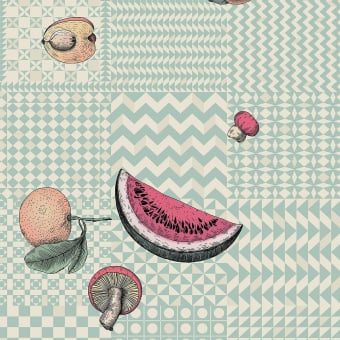 Papel pintado Fruta e Geometrico Fornasetti