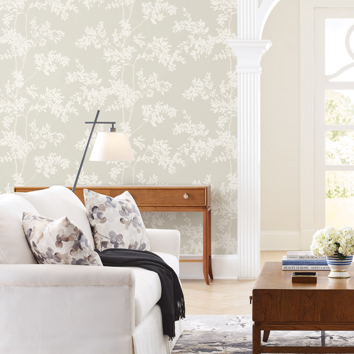 Lunaria Silhouette Wallpaper York Wallcoverings