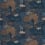 Niwa Wallpaper Casadeco Bleu encre 88726759