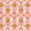 Papeles pintados panorámico Flower Grotesque Texturae Pink 221227-pink