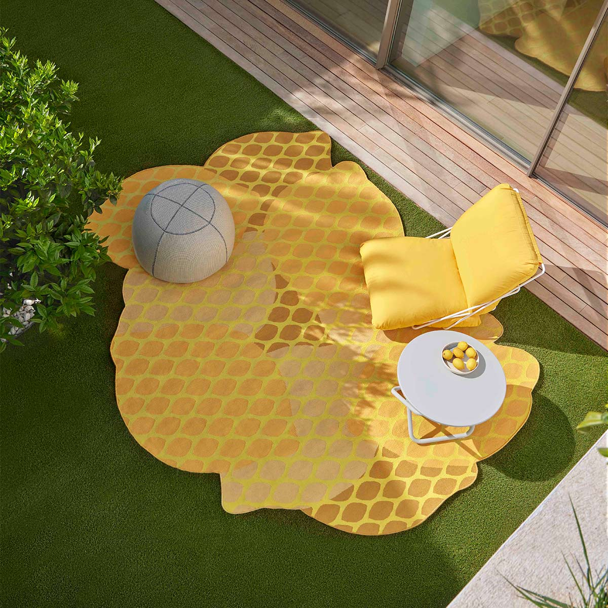 Citrus Lemon in outdoor Rugs Gan Rugs