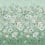 Carta da parati panoramica Fleur biancohe Designers Guild Eau du Nil PDG1172/01